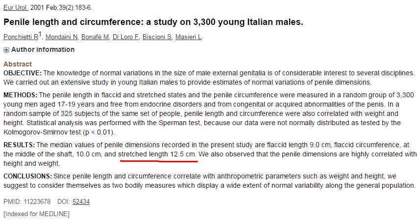 意大利男人阴茎平均长度尺寸大小数据