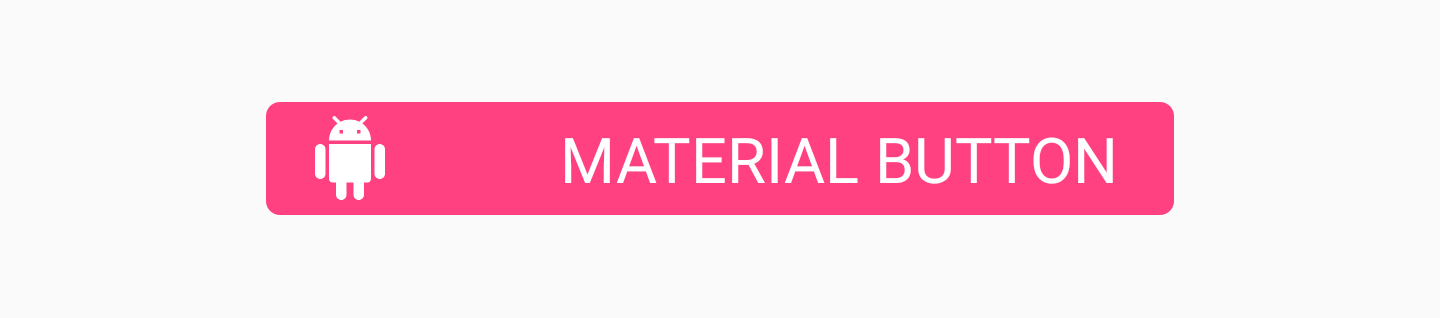 Materail Button with app:iconPadding attribute