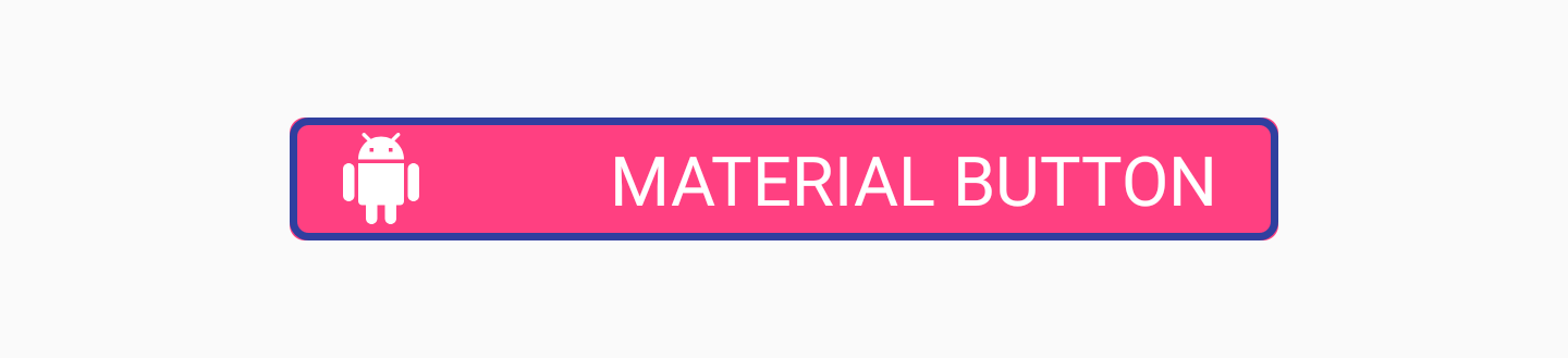 Material Button with app:strokeWidth attribute