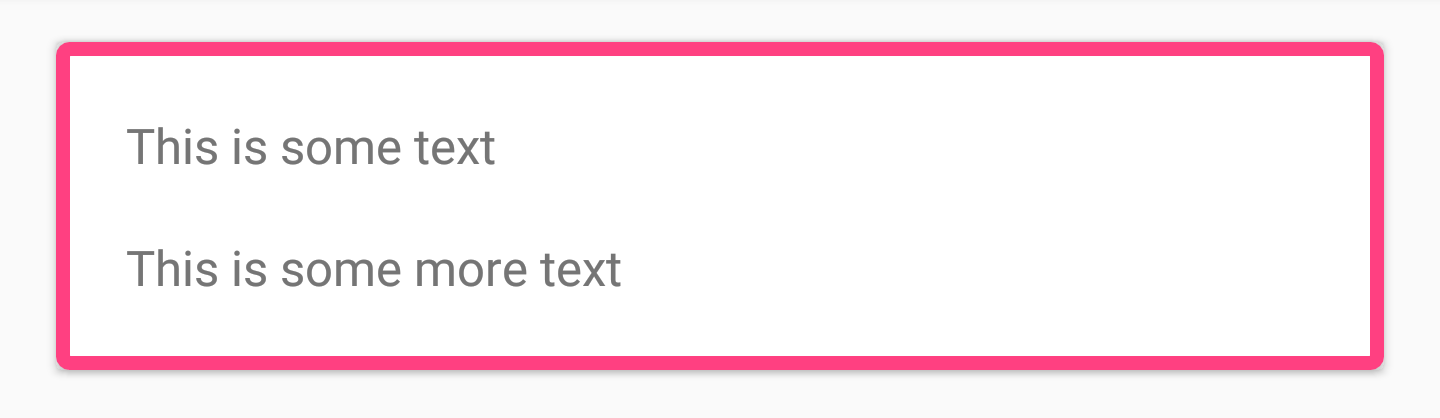 Material Card View with app:strokeWidth style