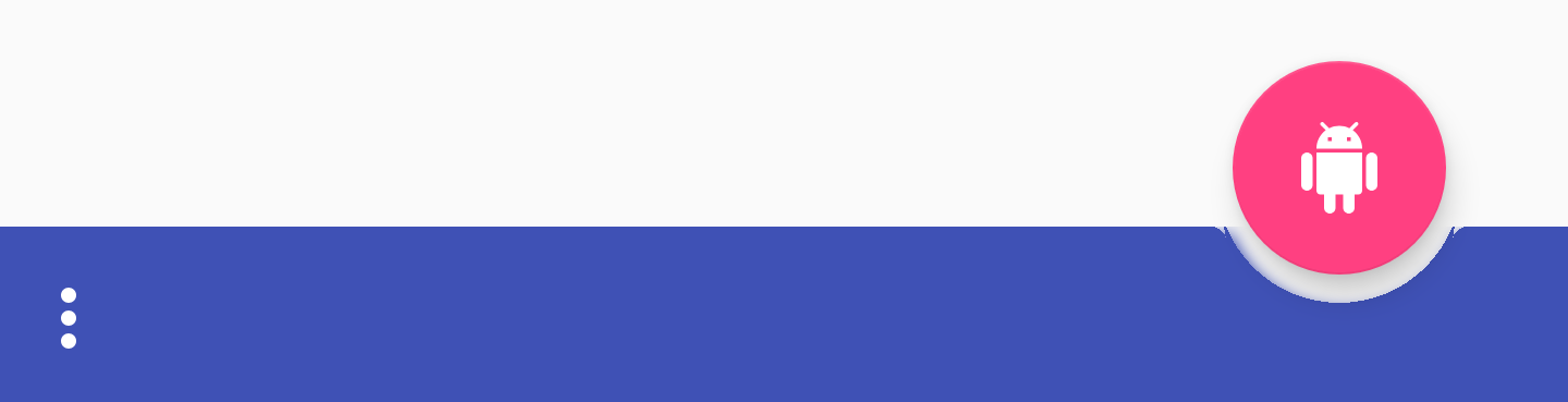 Bottom App Bar with app:fabAlignmentMode="end" style