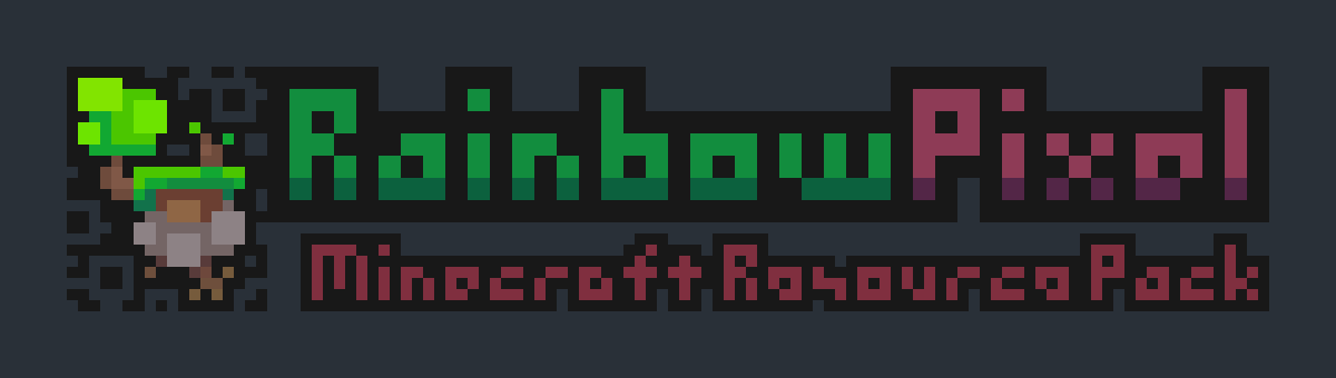 Rainbow Pixel Minecraft Texture Pack
