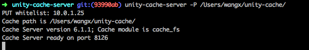 unity-cache-server -P