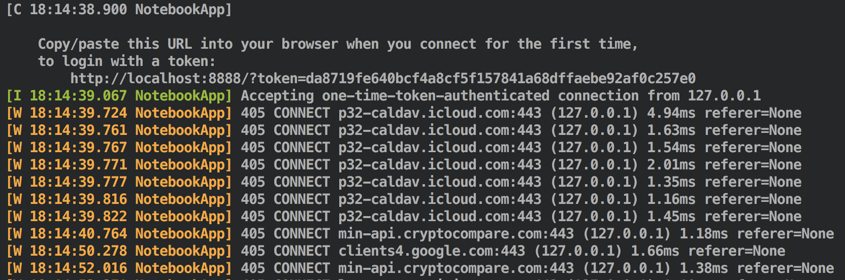Network hijacker and sniffer when notebook running · Issue 4082