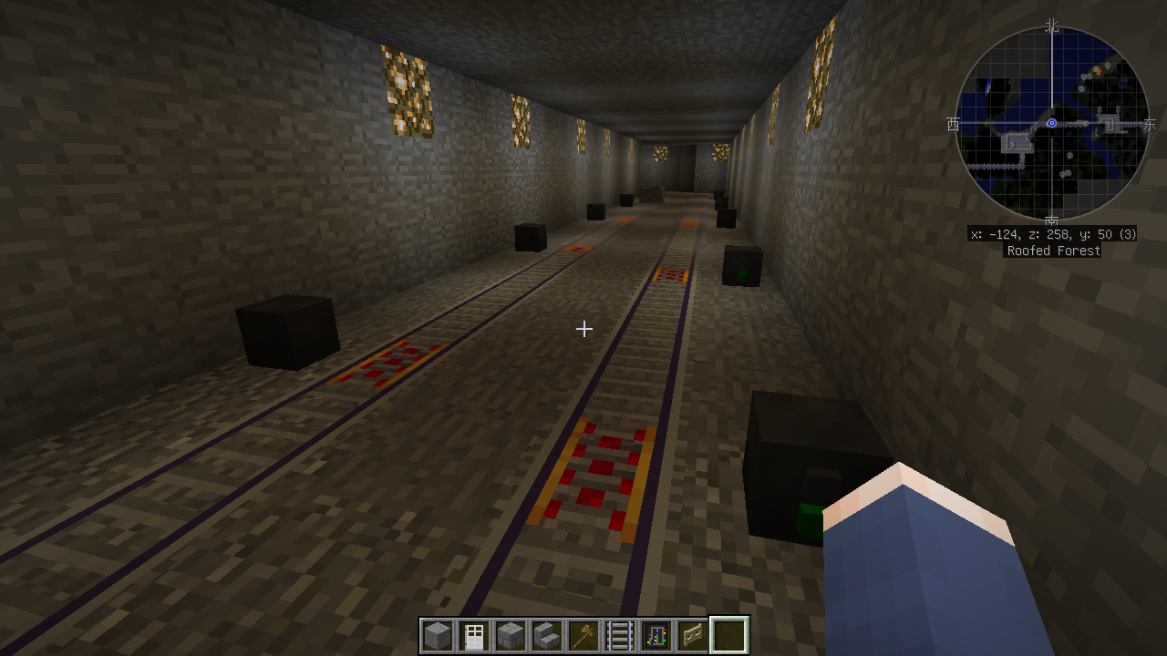 在minecraft 中实现高度自动化的铁路系统 Pig Fang
