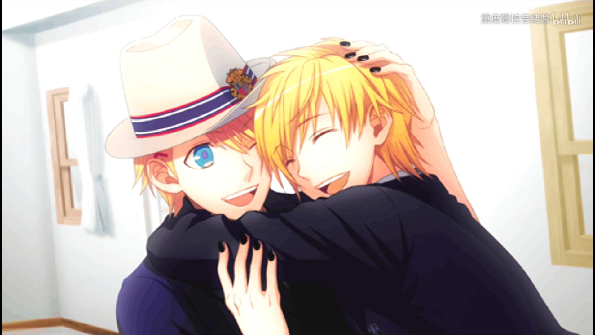 主题纸片人解解无意间看到一张金发病弱小美人的图