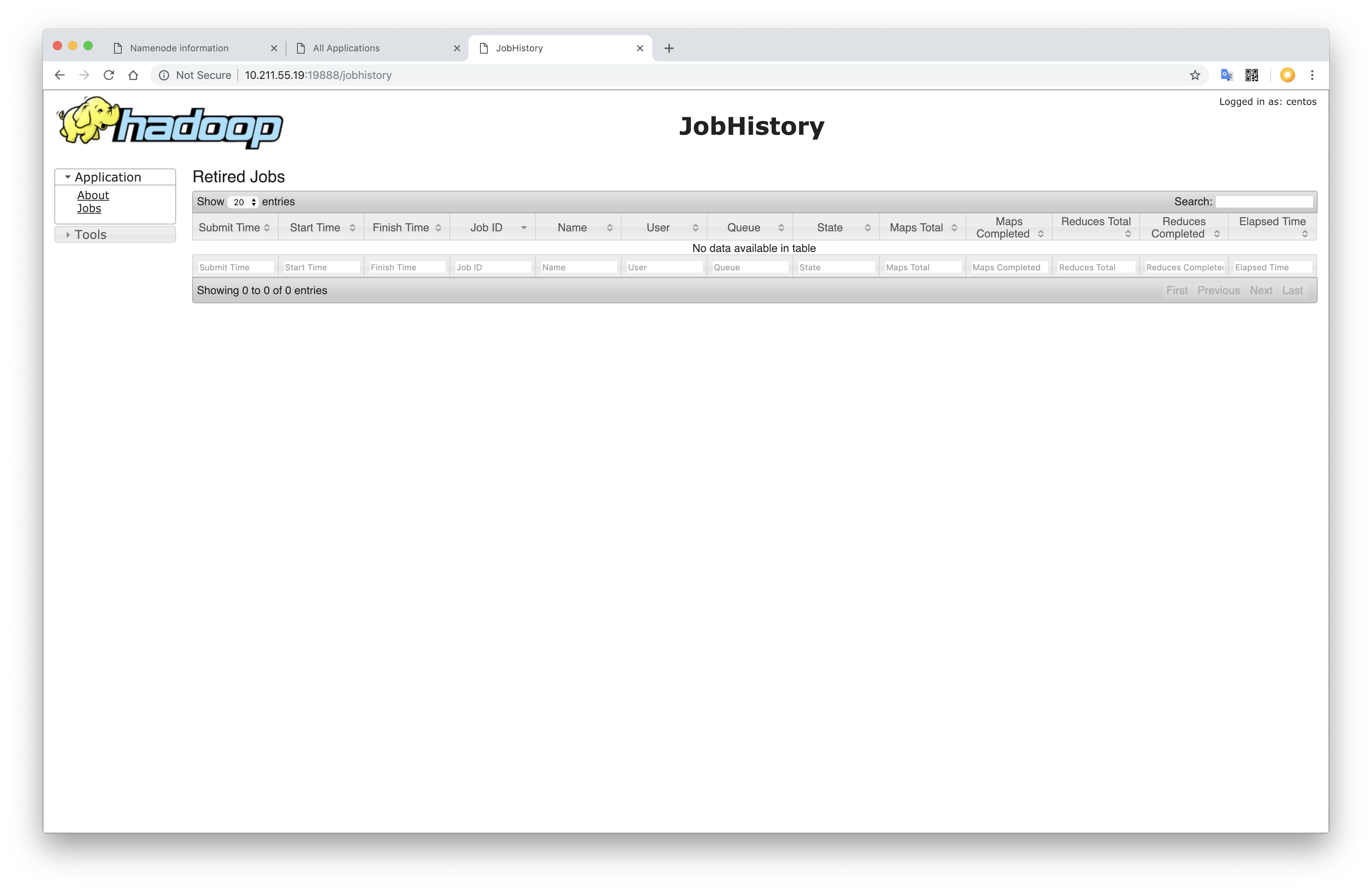MapReduce JobHistory Server