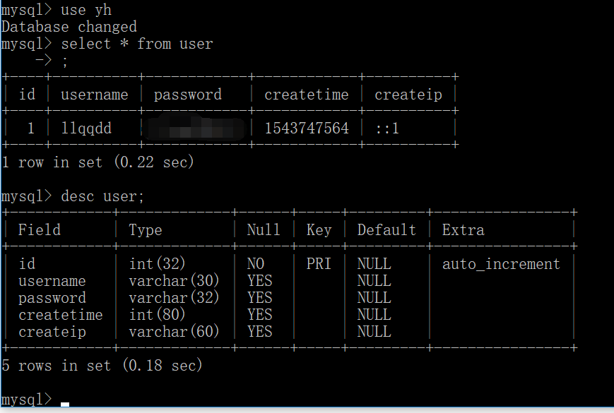 mysql