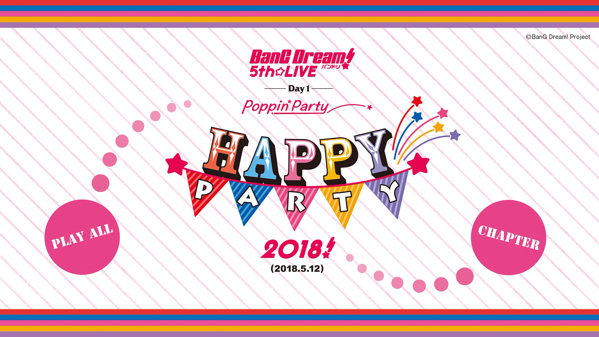 [TD-RAWS] BanG Dream! 5th☆LIVE Day1 Poppin’Party HAPPY PARTY 2018! [BDRip 1080p HEVC-10bit FLAC]插图icecomic动漫-云之彼端,约定的地方(´･ᴗ･`)