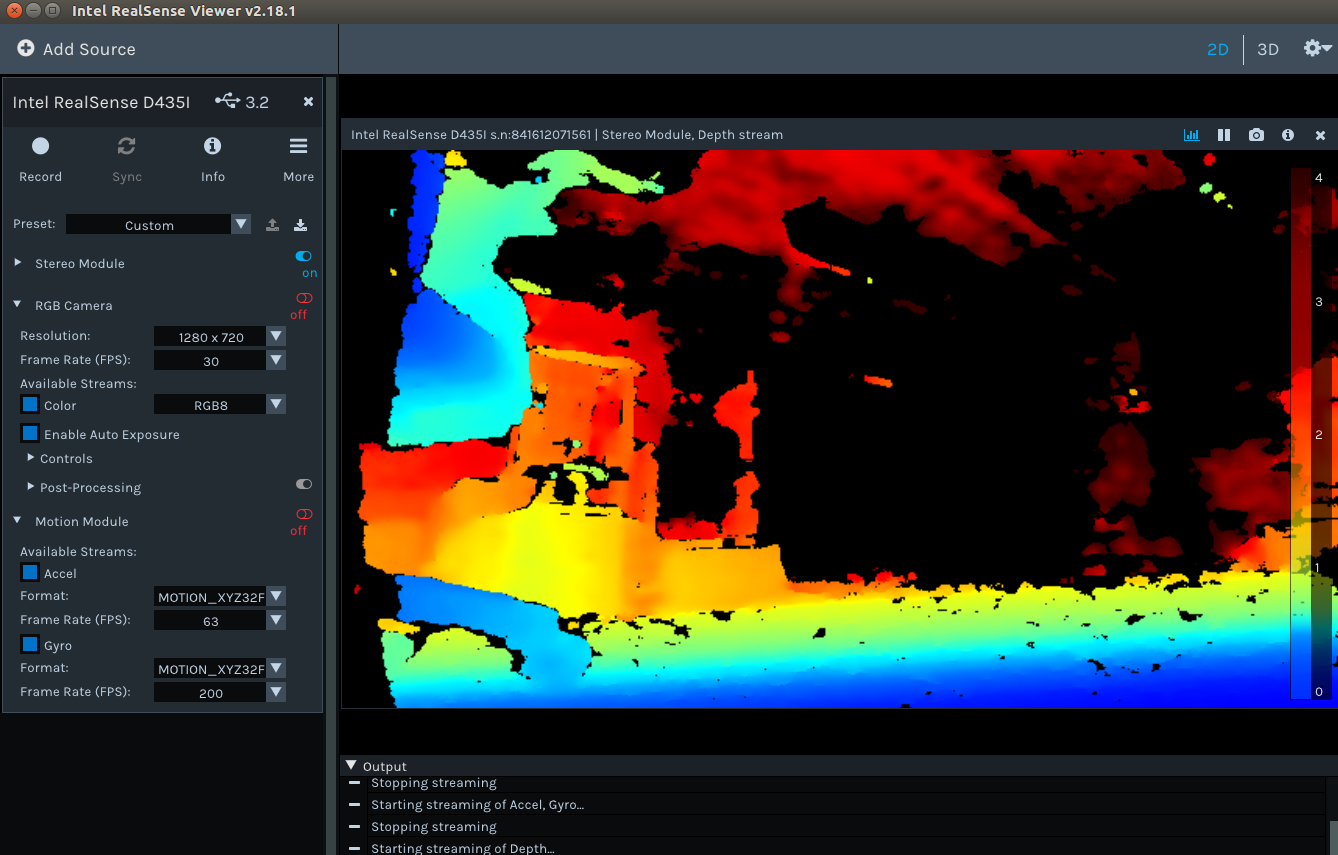 Realsense Viewer