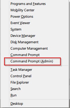 Command Prompt(Admin)