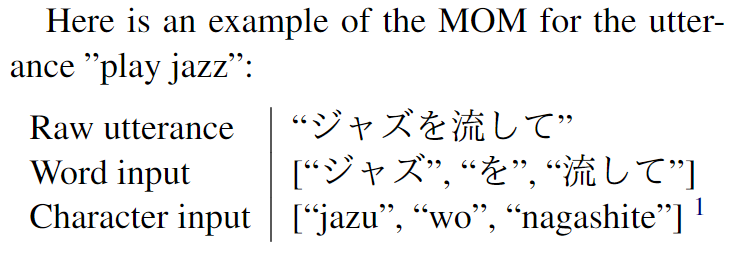 本文提出的MOM模型输入