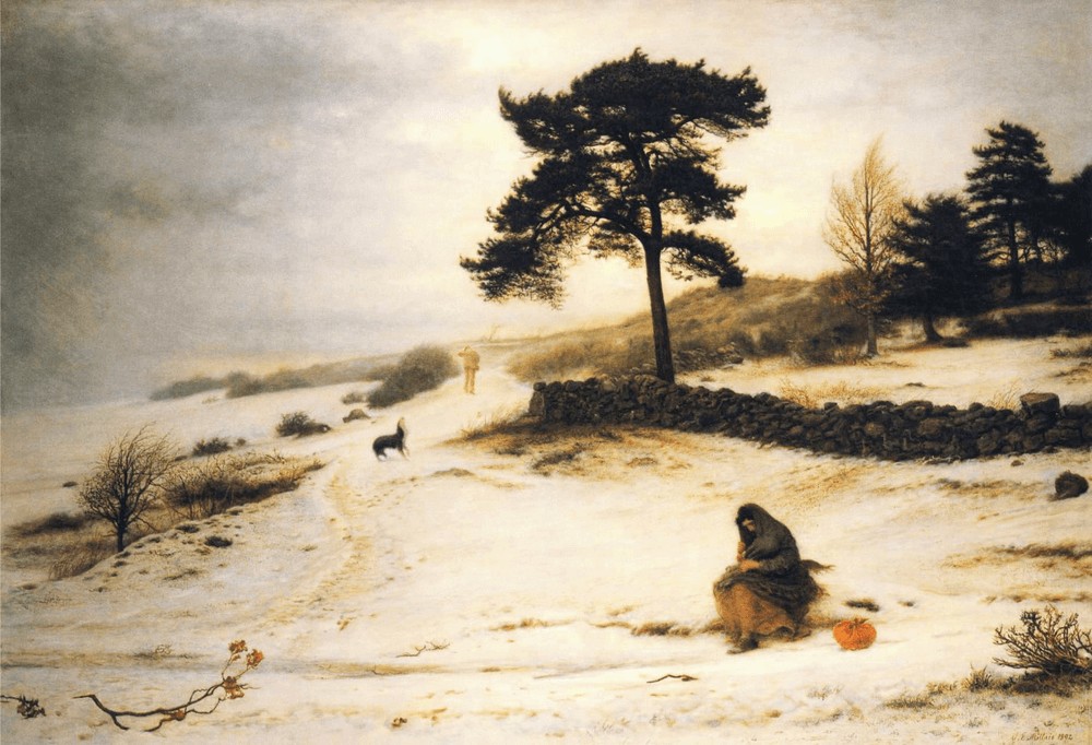 Blow, Blow Thou Winter Wind - John Everett Millais