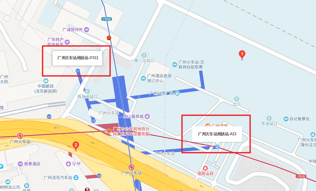 广州南站地图