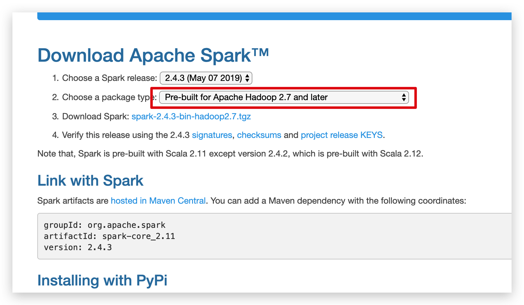 Centos 7.4 安装单机版 Spark