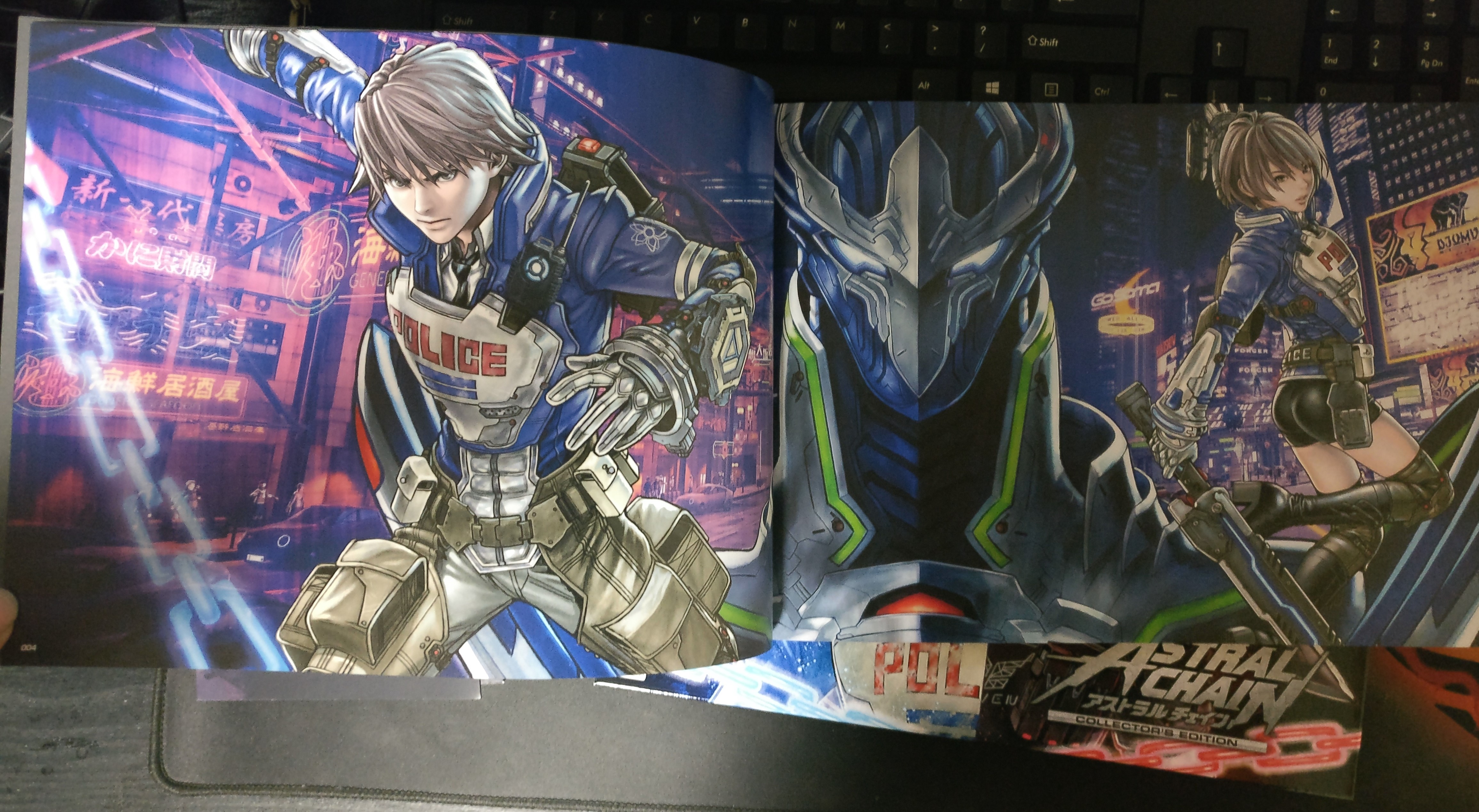 水个异界锁链 Astral Chain 日版开箱 开箱晒物 其乐keylol 驱动正版游戏的引擎
