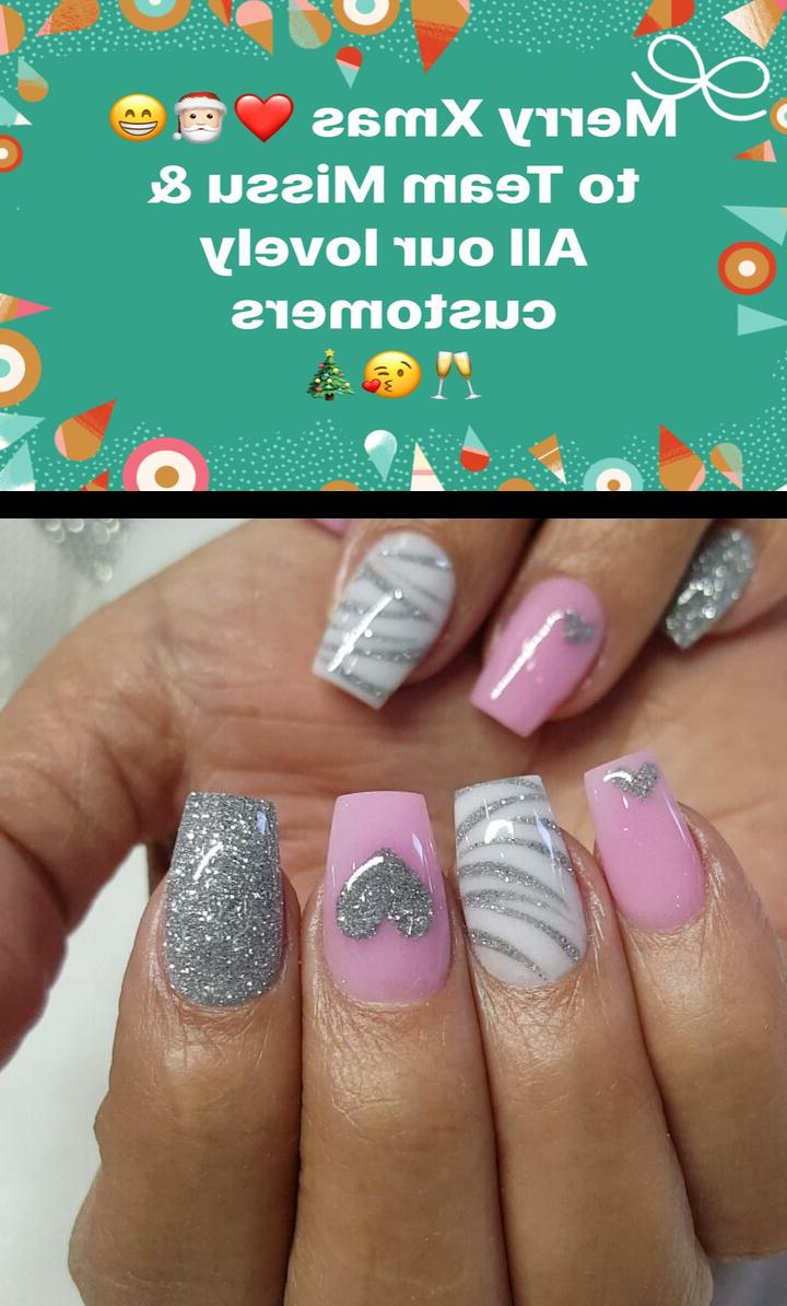 turquoise nails,royal nails,Merry Christmas Rate 1 to 9999 ? . . Baby Pink 185 Silver 100  Available today   