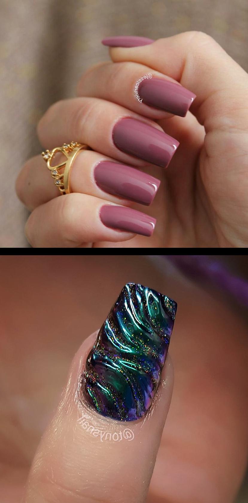luxury nails, jelly nails, white acrylic nails, nail tips, cuticle remover desse esmalte lindo! , VestidoChic da esmaltemohda Chrome nails design   