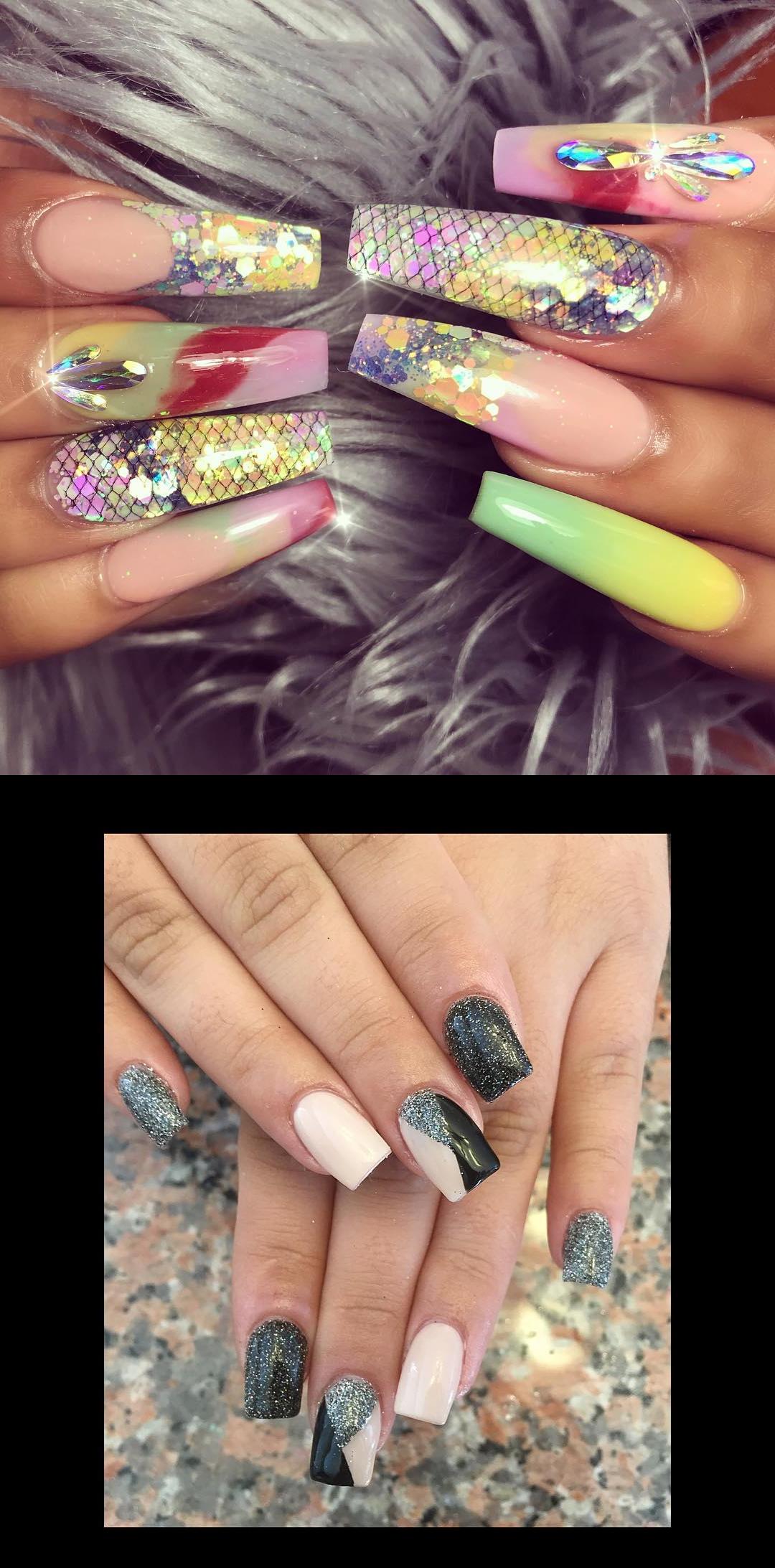 short stiletto nails,gucci nails,, nailart , jellynails , nailsofinstagram , nails, nailpro , nailmagazine , naildesigns , nailporn , naiswag , nailart , naillife , nailsonfleek , nailpro , nailtech , rvanails , 804nails , richmond , glitternails , naillover , nailsbyamy , nailaddict , nailart , nailclub , notpolish , nailartdesigns , stilettonails , coffinnails , omrenails , rainbownails , nails , nailmaster , nailfie , naildesigns , virginia Glitter and Nude Short Square Nail Design  