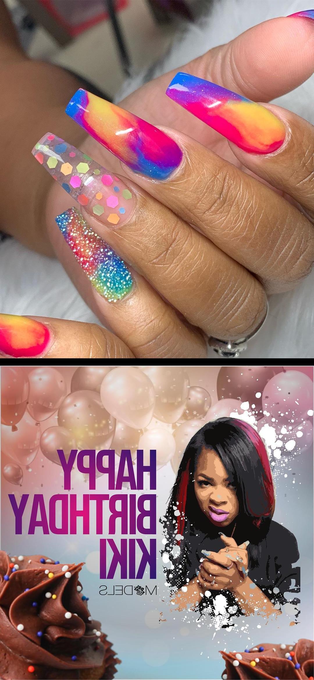 a nails,mimi nails,I doneven have the words to describe this perfection lol  Acrylics used ; tammytaylornails notpolish_nail  Glitter From dulcenailsprinkles  Use my code for 10% off your next order over $20!! (including Swarovski)  Swarovski; dreamtimecreations , nopolish , allacrylic , kreationsbykiki , nails , ncnails , raleighnails , durhamnails , glitter , glitternails , tumblr , nailsofinstagram , nailsoftheday , nailpro , fashion , nailart , nailtutorial , bgdn , blackgirlsdonails , blacknailtechs , naillife , nailsmagazine , tumblrfeature , dulcenailsprinkles , kreationsbykiki takes 29! Thank you drltoons for the visual! Happy birthday to me !! 