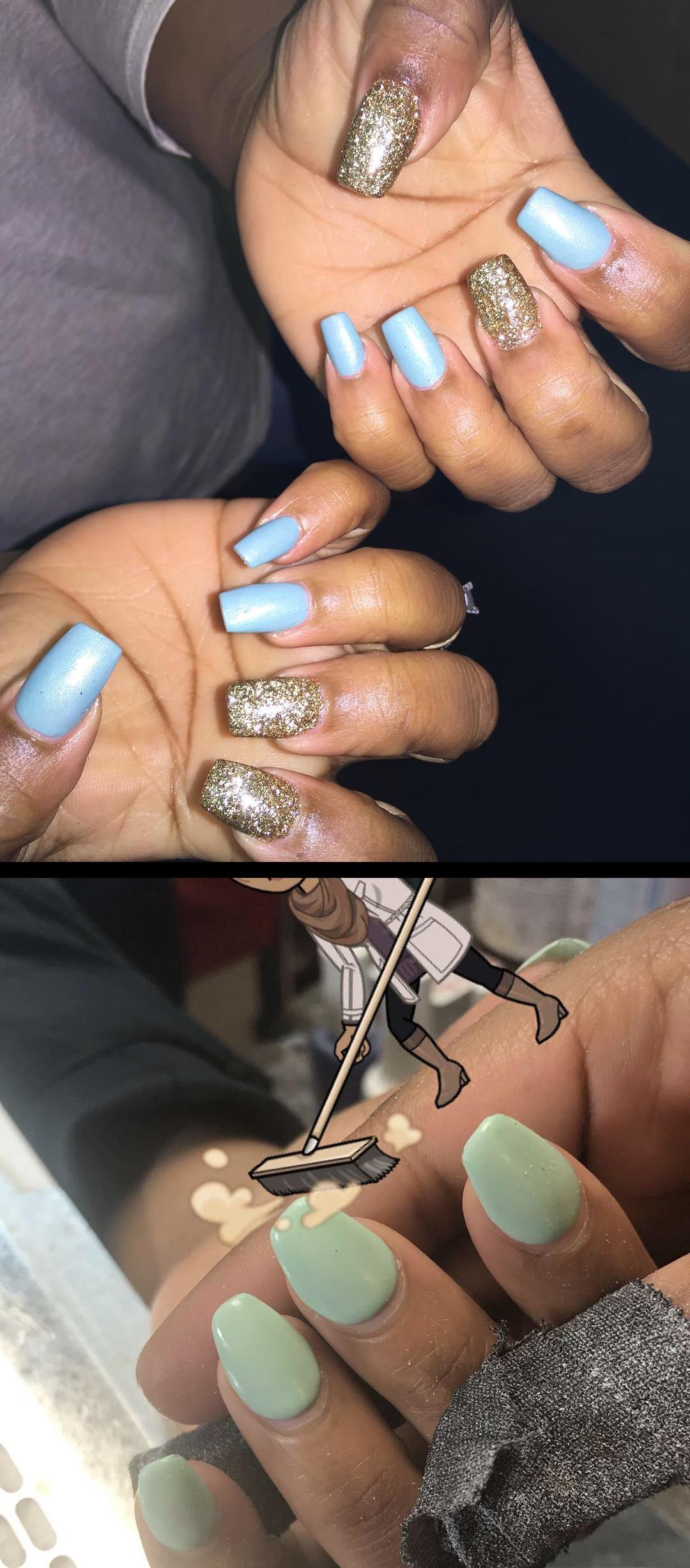 gel nail polish,dip manicure,, kreationsbykiki Check the , revampgawd , nopolish , allacrylic , kreationsbykiki , nails , ncnails , raleighnails , durhamnails , glitter , glitternails , tumblr , nailsofinstagram , nailsoftheday , nailpro , fashion , nailart , nailtutorial , bgdn , blackgirlsdonails , blacknailtechs , naillife , nailsmagazine , tumblrfeature 