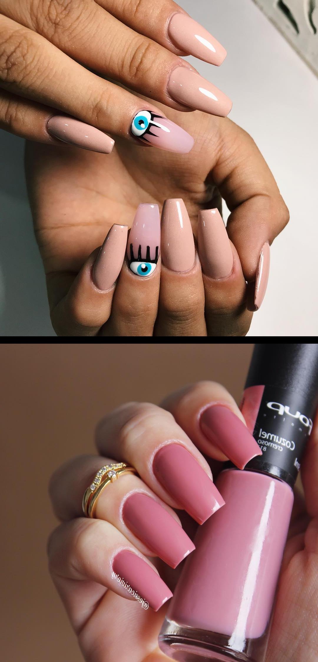 coffin nails,maroon nails,Estas hoy por mi ;3  Boa tarde amores!!! Cor linda da foupoficial Essa se chama , Cozumel e vcs encontram com a kelly_esmaltes, ela envia para todo o Brasil  