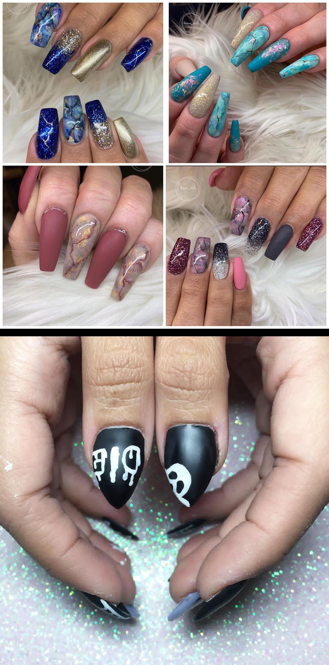 luxury nails and spa,fingernail health,Join me for my Mystic Marble online class next Monday April 15th at 10:00 am (Mountain time) DM me for details!  , marblenails , nailtech , springnails , blingnails Nails 