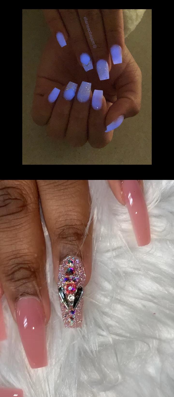 nail salons by me,lux nails,, nopolish , allacrylic , kreationsbykiki , nails , ncnails , raleighnails , durhamnails , glitter , glitternails , tumblr , nailsofinstagram , nailsoftheday , nailpro , fashion , nailart , nailtutorial , bgdn , blackgirlsdonails , blacknailtechs , naillife , nailsmagazine , tumblrfeature , dulcenailsprinkles Short, Subtle, Glow in the Dark Nails. . I will be back in the Bay Area the end of June! Istart booking appointments for the 26th through September! . , glowinthedarknails , shortnails , cutenails , coffinnails , promnails , weddingnails , pinknails , naildesigns , pinknaildesigns , nailsofinstagram , acrylicnails , fakenails , nailart  