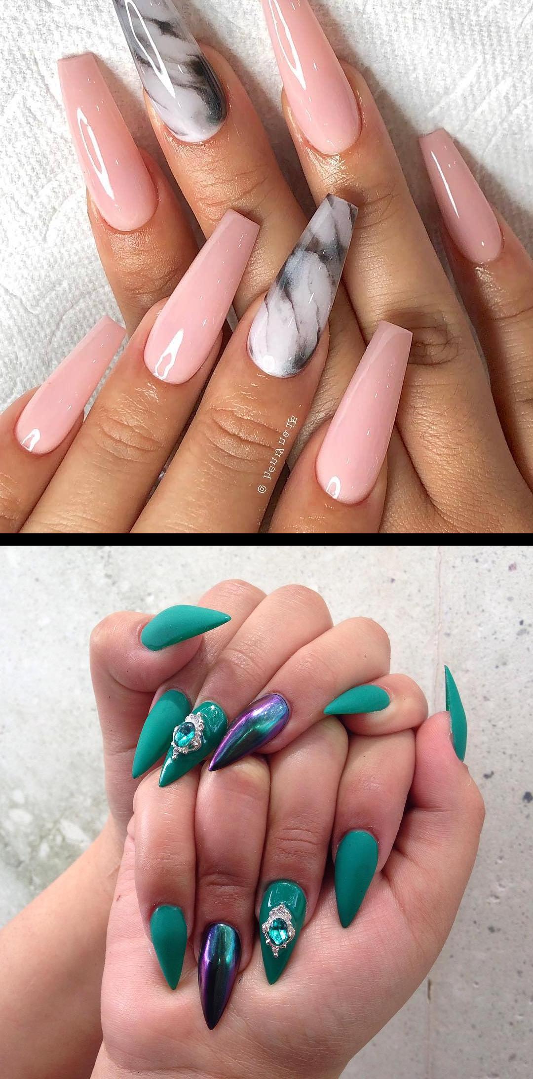 nail supply store,dark blue nails,Glamour Nailsnailsvibez  By henrynails1990  Yaaaaas jade nails 