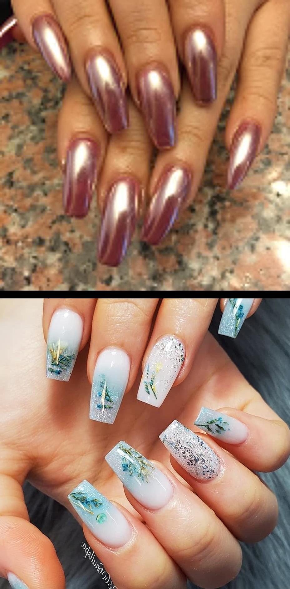 beyond nails,short acrylic nails,She came back and got full chrome! had to have it lol , chromenails , pinkchromenails , coffinnails  Lovely Nails By itstris5606nailspa  