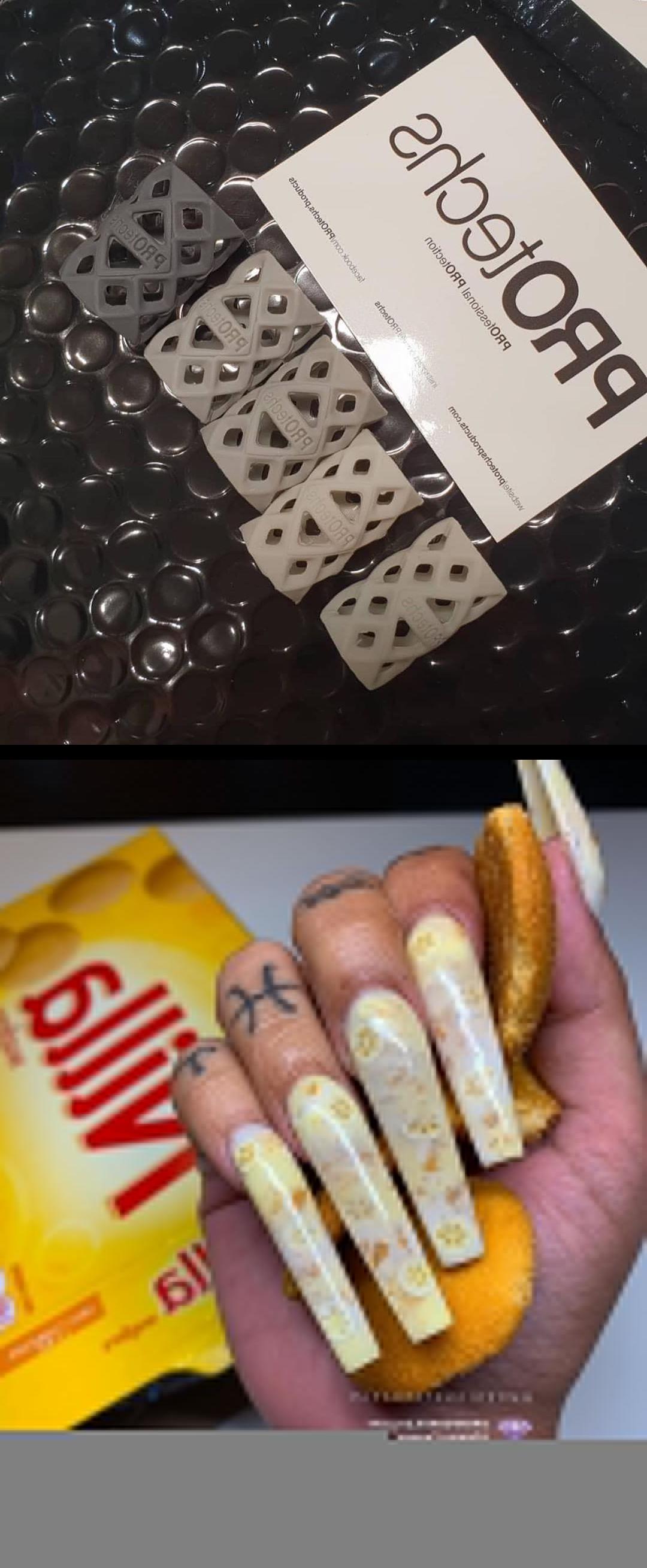 cnd shellac,gel nail polish remover,protechs is in! Keep a look out for my website dropping soon! My exclusive press ons, protechs awesome finger protectors and my own Kreations By Kiki size 16 acrylic brush are just a few of the goodies you can expect to see! your next nail service pampernailgallery- - by Pamper Artist Morningstar (morningstarbazan)- your next Full Set, Fill, or Overlay service at pampernailgallery.com Now open in Fremont, California!- , getpamper , pampernailgallery , nails , oaklandnails , sanjosenails , bayareanails , vegasnails , sfnails , livermorenails , fremontnails , haywardnails , milpitasnails , 510nails , bayareanailtech , foodnails , nillawafers , yellownails , bananapudding , yellow , bananapudding , girly , girlythings 