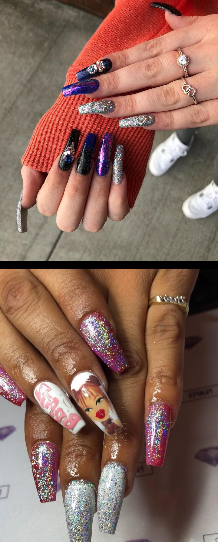 nails 2019,luxury nails and spa,theykraveash . . , nopolish , allacrylic , kreationsbykiki , nails , ncnails , raleighnails , durhamnails , glitter , glitternails , tumblr , nailsofinstagram , nailsoftheday , nailpro , fashion , nailart , nailtutorial , bgdn , blackgirlsdonails , blacknailtechs , naillife , nailsmagazine , tumblrfeature your next nail service pampernailgallery- - by Pamper Artist Lonna (lonnanailedit) - your next Full Set, Fill, or Pedi service at pampernailgallery.com Now open in Fremont, California!- , getpamper , pampernailgallery , nails , oaklandnails , sanjosenails , sfnails , bayareanails , bayareanailtech , chromenails , swarovskinails , galaxynails , holonails , holographicnails , bratz , bratzdoll , bratznails officialbratz colorcraze2000 theshaderoom 