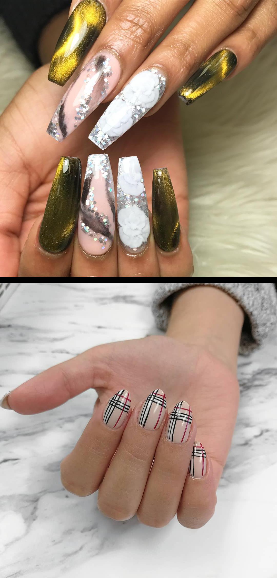 coral nails,tracy nails,Burberry Plaid for happyhealthyhairz . . . Handpainted with uglyducklingnails polishes , uglyducklingnails , uglyducklingcolor , ovalnails , winnipegtalent , winnipegnails , winnipegnailtech , winnipegsalon , wpgnails , 204nails , winnipeg , burberry  , burberrynails , plaidnails , fallnails , nailsoftheday , nailart , nailsmag , nailpro , nailstoinspire 