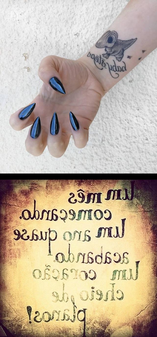 natural nail polish,the nail bar,SLAYYY alyssa.blairee . . . , blacknails , blackchrome , stilettonails , chromenails , metallic , selkirknails , winnipegnails , wpgnails , winnipeg , lightelegance , selkirksalon , nailsoftheday , nailpro , nailsmagazine Seja bem-vindo agosto!!! , boatarde , bemvindoagosto , friday , sextalinda , agosto , august , feliz , queassimseja , confiante , f, deusnocomando