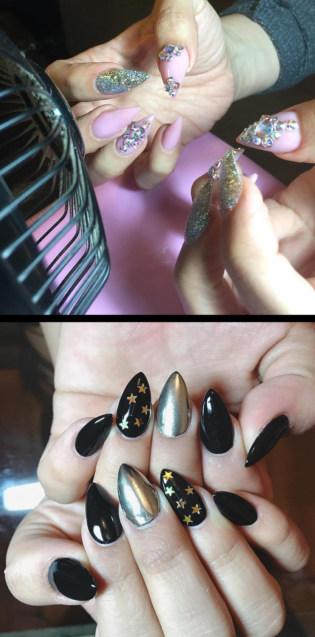 purple nails,polished nail salon,This is my work my view to be exact la_bella_bridgit , kreationsbykiki , notpolish , ncnails Today nails  