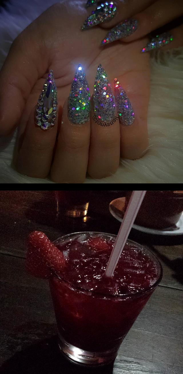 posh nail salon,polished nail bar,Sexta boa! , boanoite , goodnight night , caipirinha , adoro , party , friday , happyfriday , sexta , morango , drink  Custom nails design tonysnail design by tonysnail  