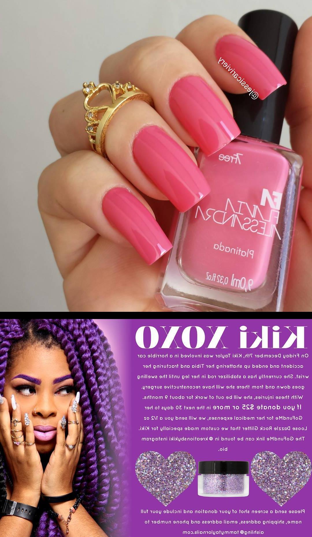 nail extension,sally hansen miracle gel,Boa noite! Rosinha lindo da flaviaalereal com a esmaltemohda Cor , Platinada tammytaylornails will send a free 1/2 oz KIKI loose dazzle rock glitter (custom made especially for me) to anyone who donates $25 or more in the next 30 days to my gofundme for medical expenses. Click the link in my bio and screenshot your confirmed donation as well as your full name, email address, shipping address and phone number to aishlingtammytaylornails.com to claim yours! Thank you so much tammytaylornails and lingmitchelll this means the world to me! MAKE SURE YOU SPELL THE EMAIL CORRECTLY!!