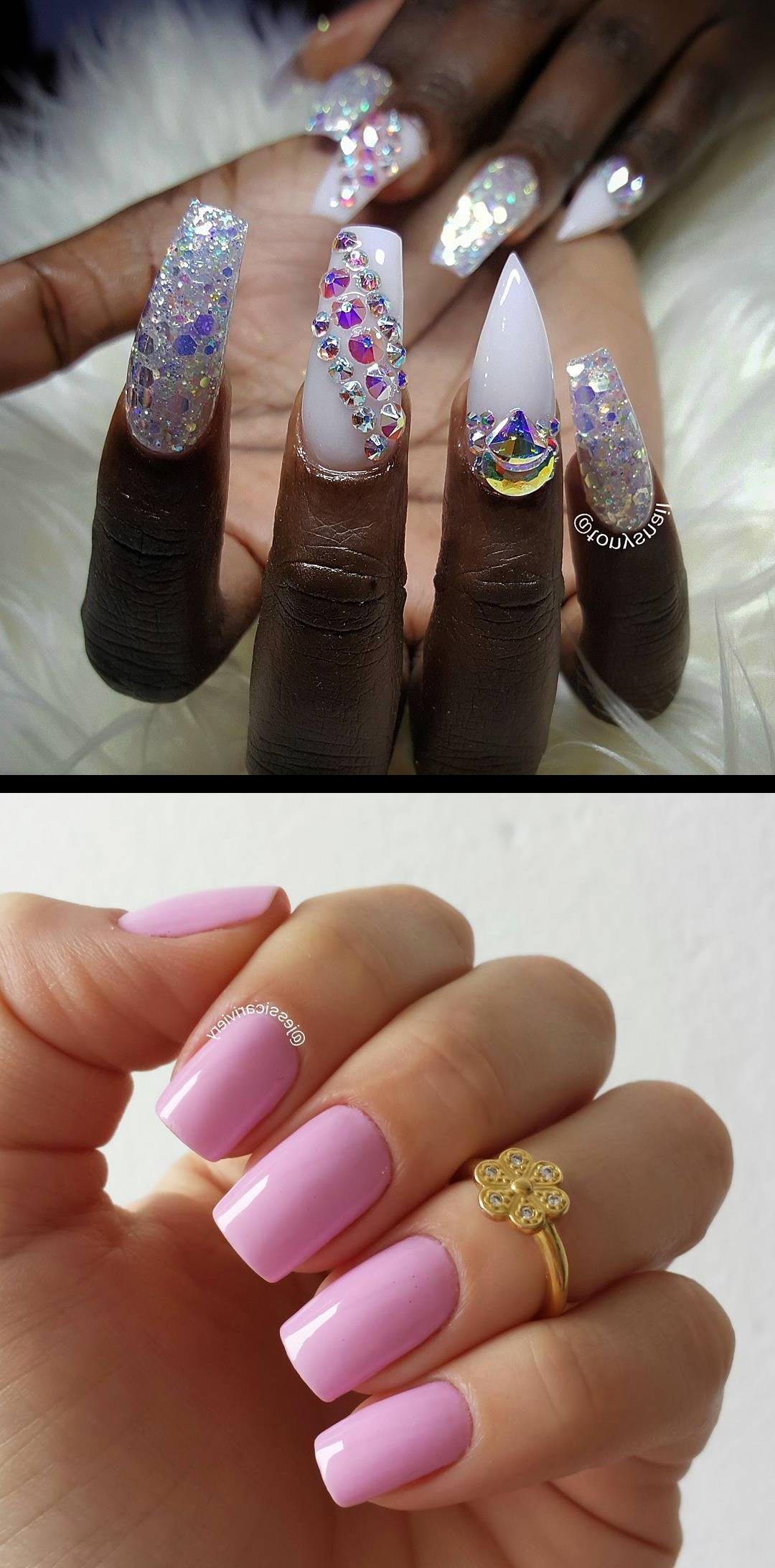 star nails,cinderella nails,Custom nails design , allpowder tonysnail  Boa noite! Mais uma desse rosinha lindo! , tortadeamora da mundial_impala  