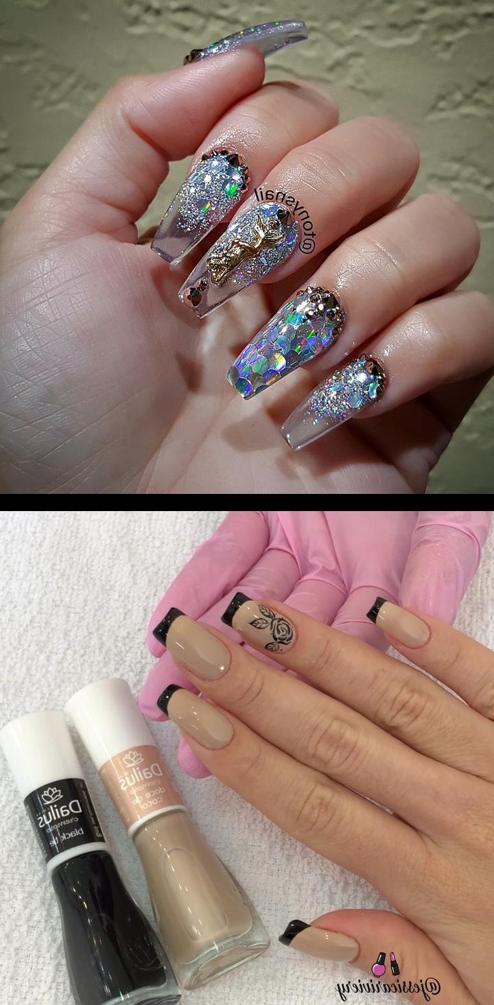 avalon nails,chanel nail polish,Muiito amor por essa francesinha/inglesinha sorriso com o nude , DocedeCoco + BlackTie da dailus E essa filha entAmeiii  Custom nails design , allpowder design by tonysnail  