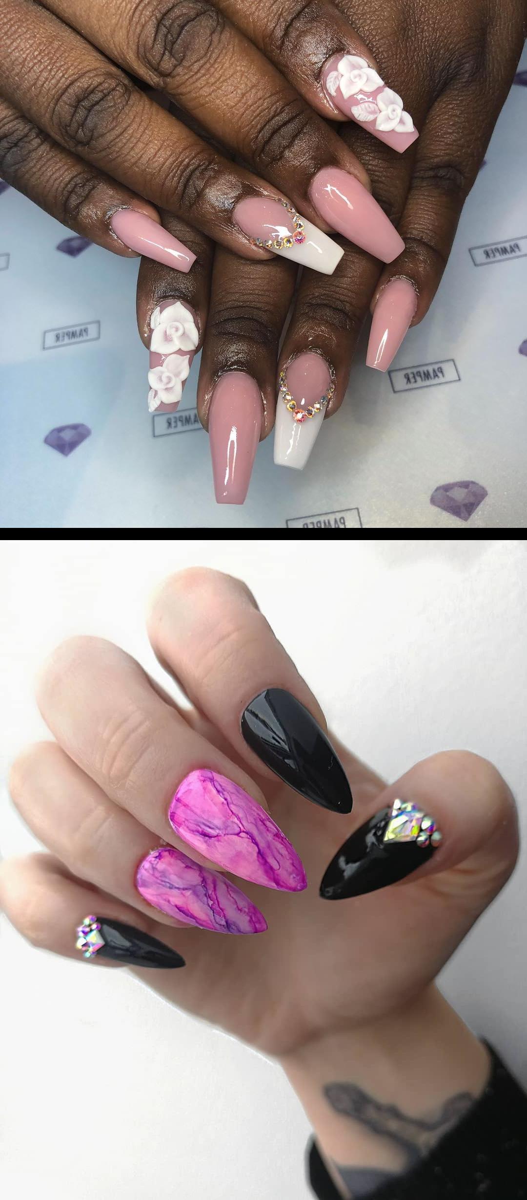 winter nails,long acrylic nails,your next nail service pampernailgallery- - by Pamper Artist DJ (djznailcustomz) - your next Full Set, Fill, Gel Mani, or Pedi service at pampernailgallery.com Now open in Fremont, California!- , getpamper , pampernailgallery , nails , handpainted , oaklandnails , sanjosenails , sfnails , bayareanails , nudenails , pinknails , ombrenails , glitternails , foilnails , rosegoldnails , simplenails , whitenails , flowernails , notd // LOVE icequeen204 . (Reposted because insta stretched my photo all weird... Does anyone know why this happens?!) . . , apresgelx , apresartink , uglyducklingnails crystals , nailsoftheday , winnipegnails , swarovskinails , blacknails , winnipeg , nailart , wpg , nailpro , longnails , almondnails , apresnailofficial 