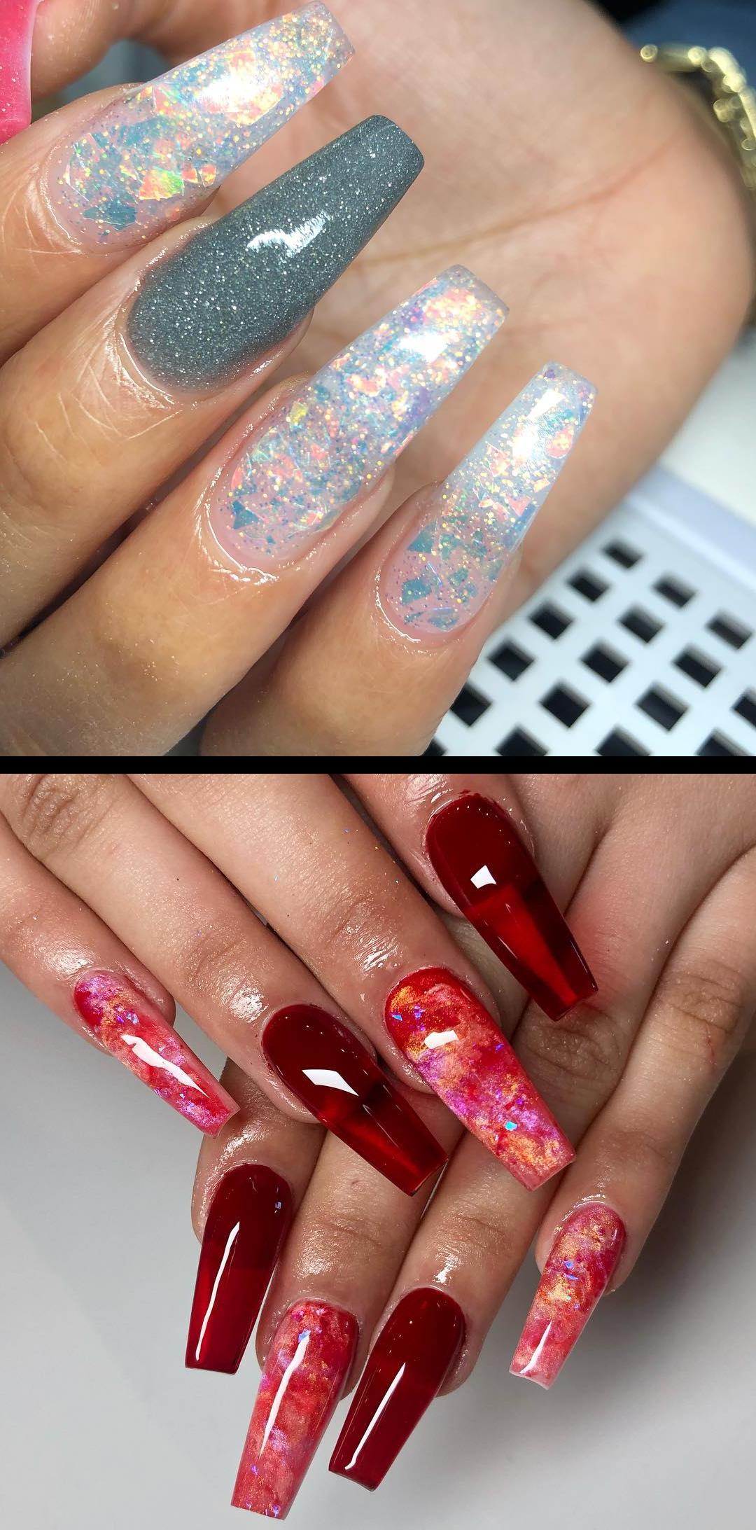 red and black nails,nails 2019,Sugar flakes From dulcenailsprinkles  Use my code for 25% off your next order over $25!! , nopolish , allacrylic , kreationsbykiki , nails , ncnails , raleighnails , durhamnails , glitter , glitternails , tumblr , nailsofinstagram , nailsoftheday , nailpro , fashion , nailart , nailtutorial , bgdn , blackgirlsdonails , blacknailtechs , naillife , nailsmagazine , tumblrfeature Sculpted Coffin Nails | Red Mother of Pearl. . . your next Full Set or Fill service at pampernailgallery.com Now open in Fremont, California!. Click nowselect a service, and tap my name to book an appointment with me. DM me  if you have any questions . . Tags: , getpamper , pampernailgallery , nails , oaklandnails , sanjosenails , sfnails , bayareanails , celebritynails , bayareanailtech , celebritynailtech , sculptednails , nailforms , acrylicnails , clearnails , nails , nailsonpoint , nailporn , shortnails , rednails , jellynails , encapsulatednails , coffinnails , longnails , glitternails , motherofpearl , pigmentnails , chromenails  