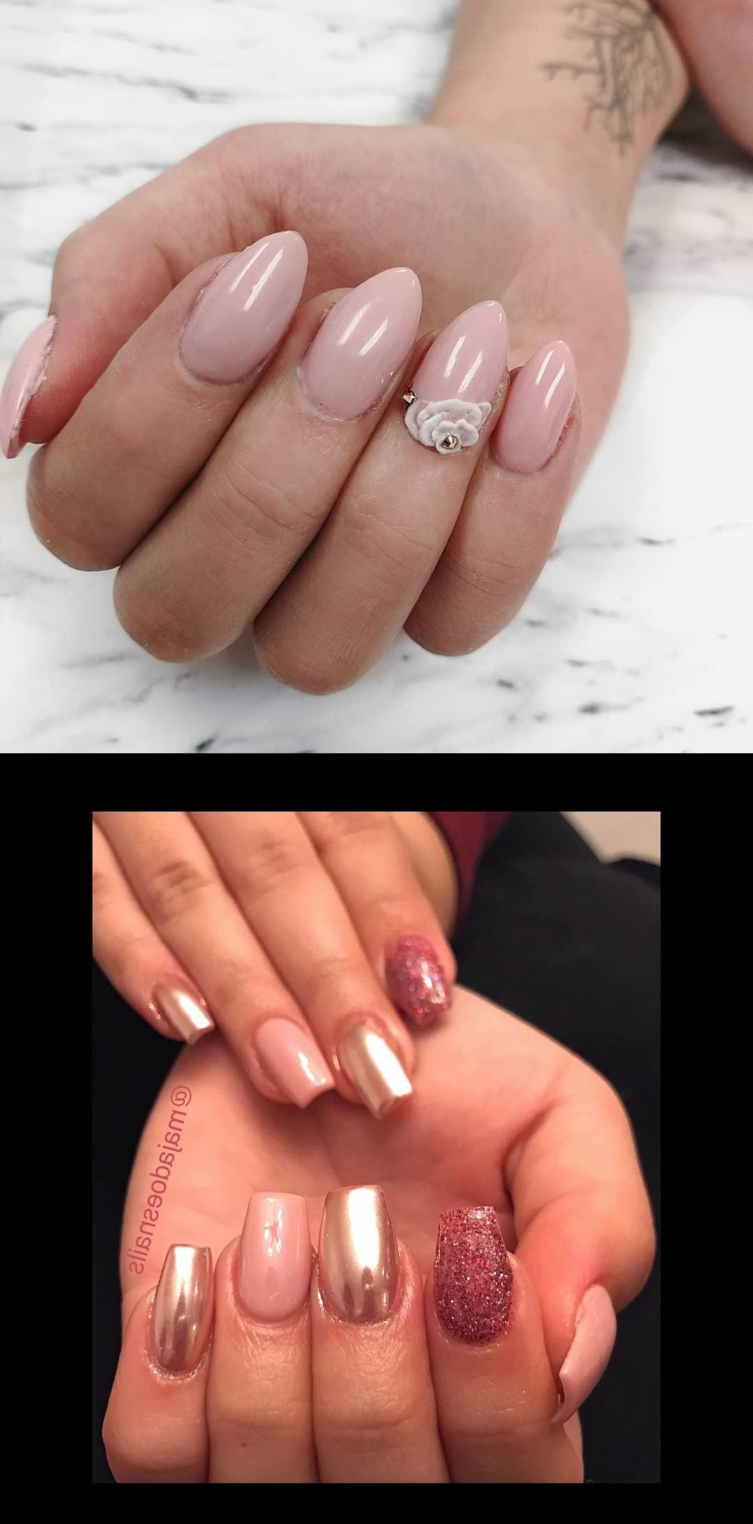 world nails,la vie nails,, notd \\ Simple Elegant Do you prefer more simple nails or do you prefer lots of bling and art on your nails??! Comment Below alexadudych . . . . , luxio_bossy , bossy , pinknails , nudenails , pinknude , almondnails , naturalnails , rosenails , 3dflower , 3drose , nailsoftheday , nailstoinspire , winnipegnails , wpgnails , winnipeg wpg , winnipegtalent , nailboss , nailpro Chrome and Glitter . . . , redglitter , pinkchrome , pinknails , chromenails , coffinnails