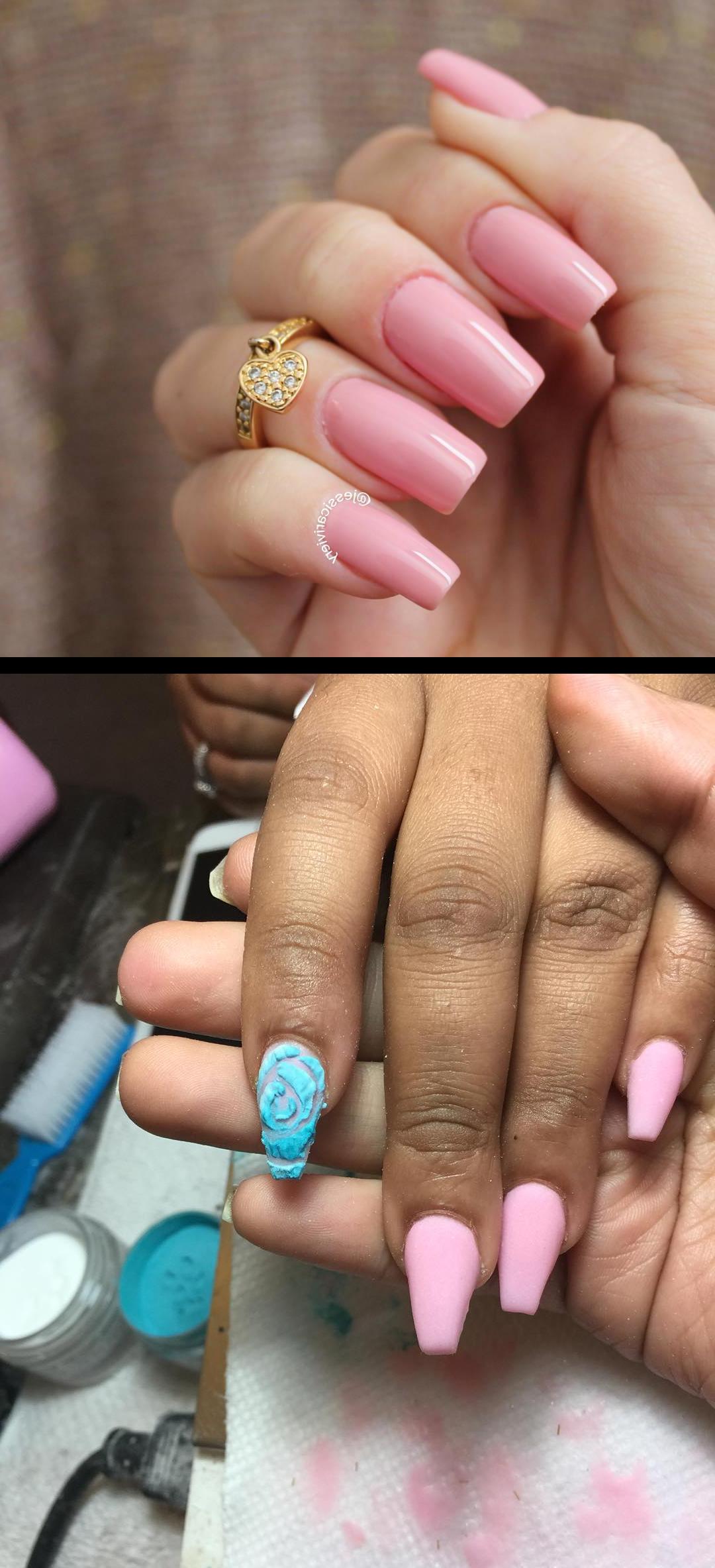 get nails,sally hansen nail polish,Boa noite!! desse rosinha encantador , CorreioElegante da topbeautyoficial  New things meekmilli_  , kreationsbykiki , notpolish , acrylic glamandglitsnails , 3d 