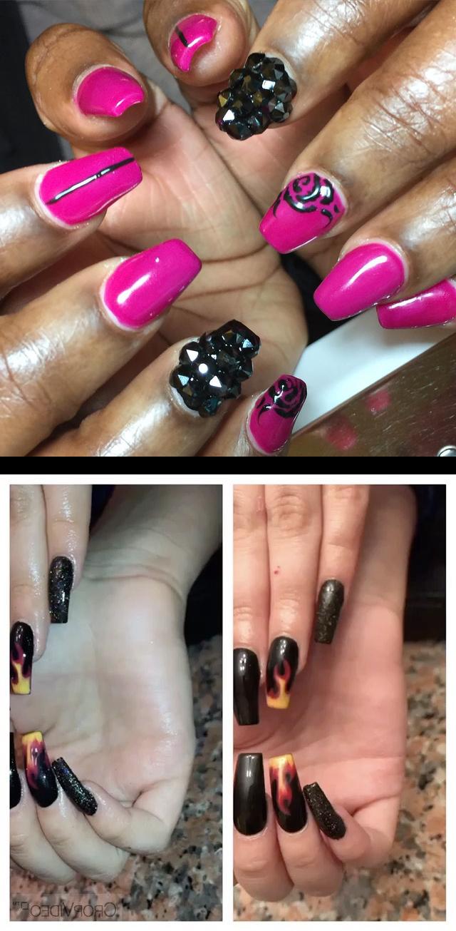 gel polish,nailshop,Love the glitter and the flames  , kreationsbykiki , ncnails  