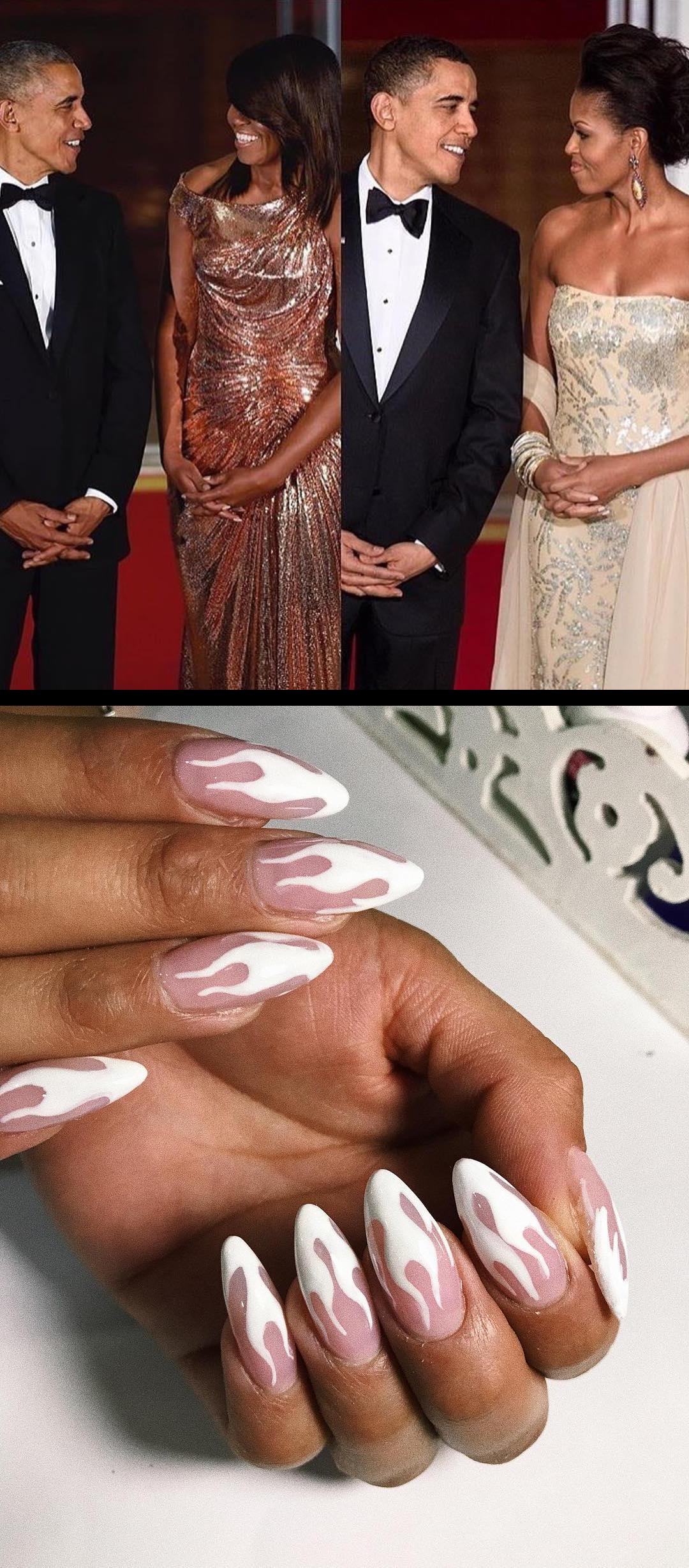 solar nails,ninas nails,Can we just keep them? , genuine , Potus , flotus Ude hoy!! Acrpor Monse + nail art por mi  