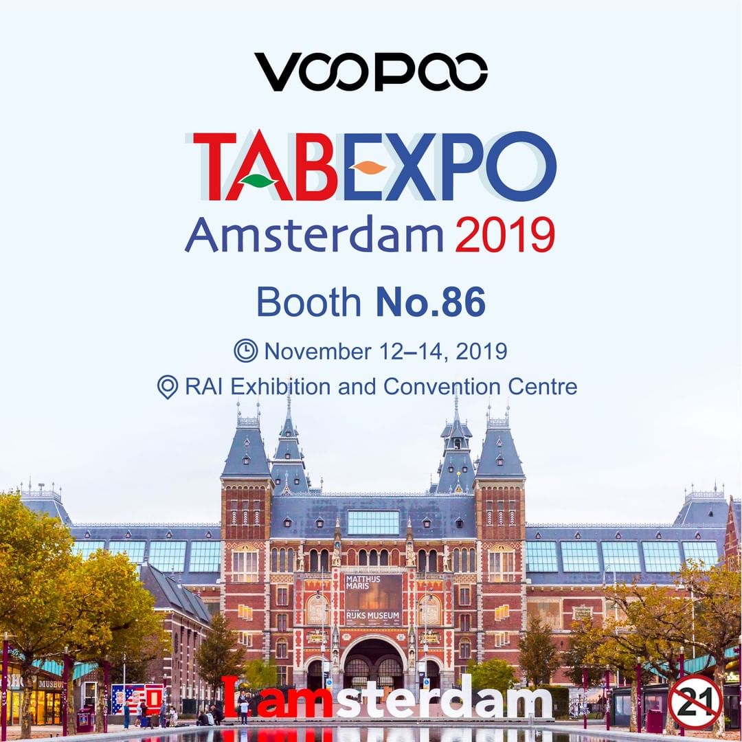 Voopoo Invites You Attend TABEXPO in Netherlands NszbTdWvmkouXJK