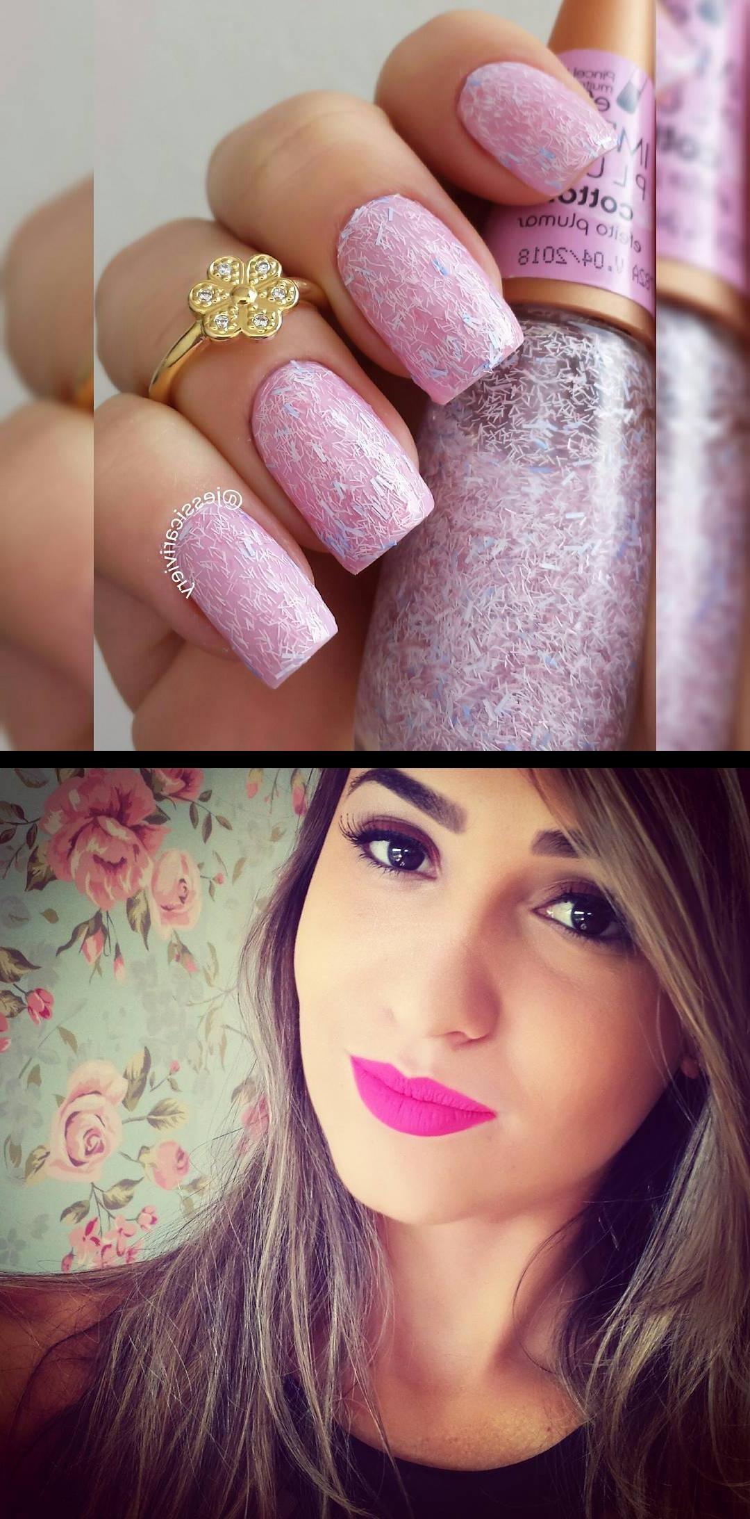 nail extension,cnd vinylux,Impala , Cotton da cole, ImpalaPlumy  Dia do Batom! rosa!Quem nama?! , Batom , Diadobatom , Boanoite  