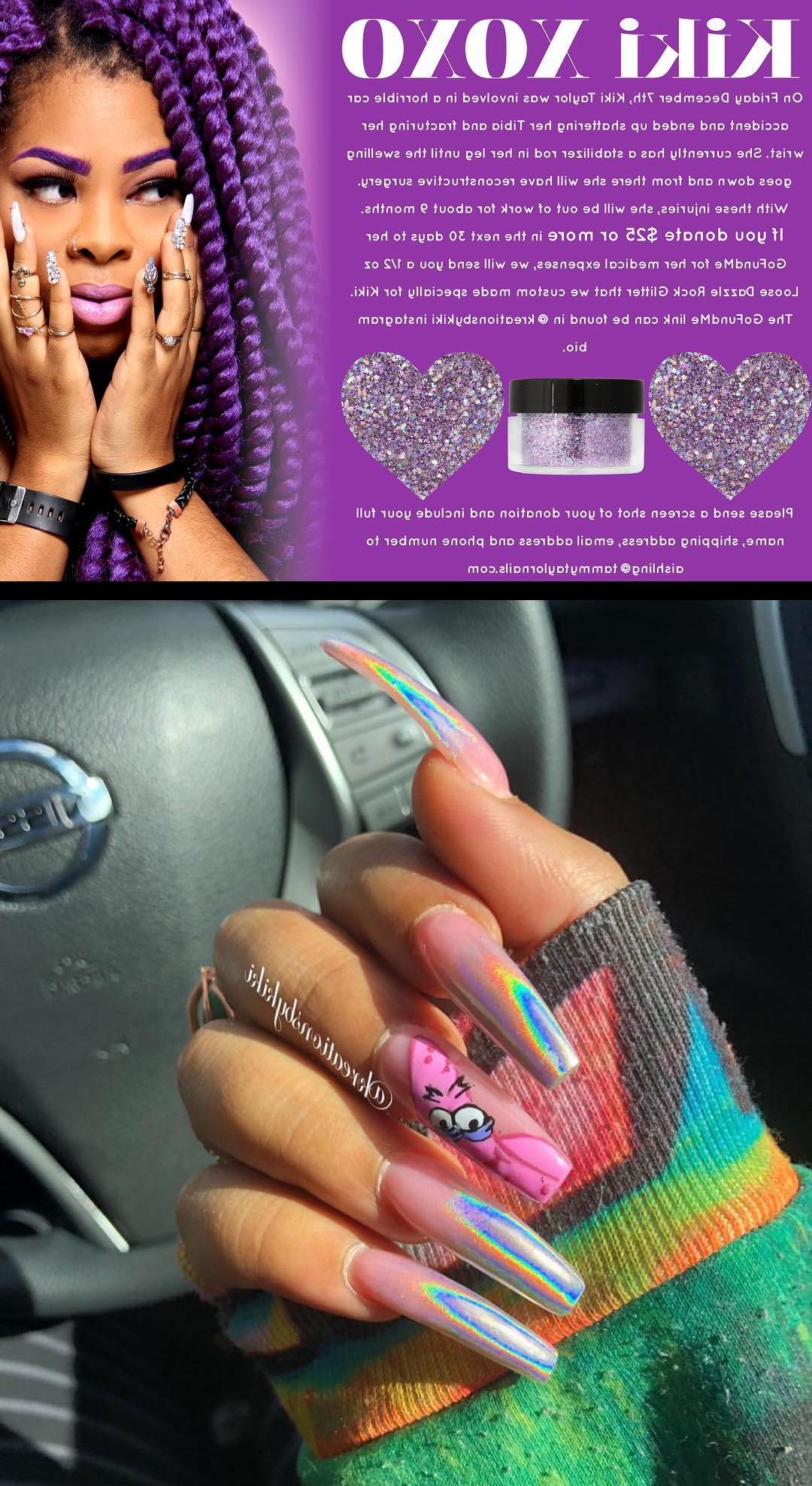 nail care,blue nail polish,Cutoff date is extended!!! Two weeks left! tammytaylornails will send a free 1/2 oz KIKI loose dazzle rock glitter (custom made especially for me) to anyone who donates $25 or more in the next 20 days to my GOFUNDME OR CASH APP  for medical expenses. Click the link in my bio and screenshot your confirmed donation as well as your full name, email address, shipping address and phone number to aishlingtammytaylornails.com to claim yours! Thank you so much tammytaylornails and lingmitchelll this means the world to me!  MAKE SURE YOU SPELL THE EMAIL CORRECTLY!! , nopolish , allacrylic , kreationsbykiki , nails , ncnails , raleighnails , durhamnails , glitter , glitternails , tumblr , nailsofinstagram , nailsoftheday , nailpro , fashion , nailart , nailtutorial , bgdn , blackgirlsdonails , blacknailtechs , naillife , nailsmagazine , tumblrfeature , dulcenailsprinkles 