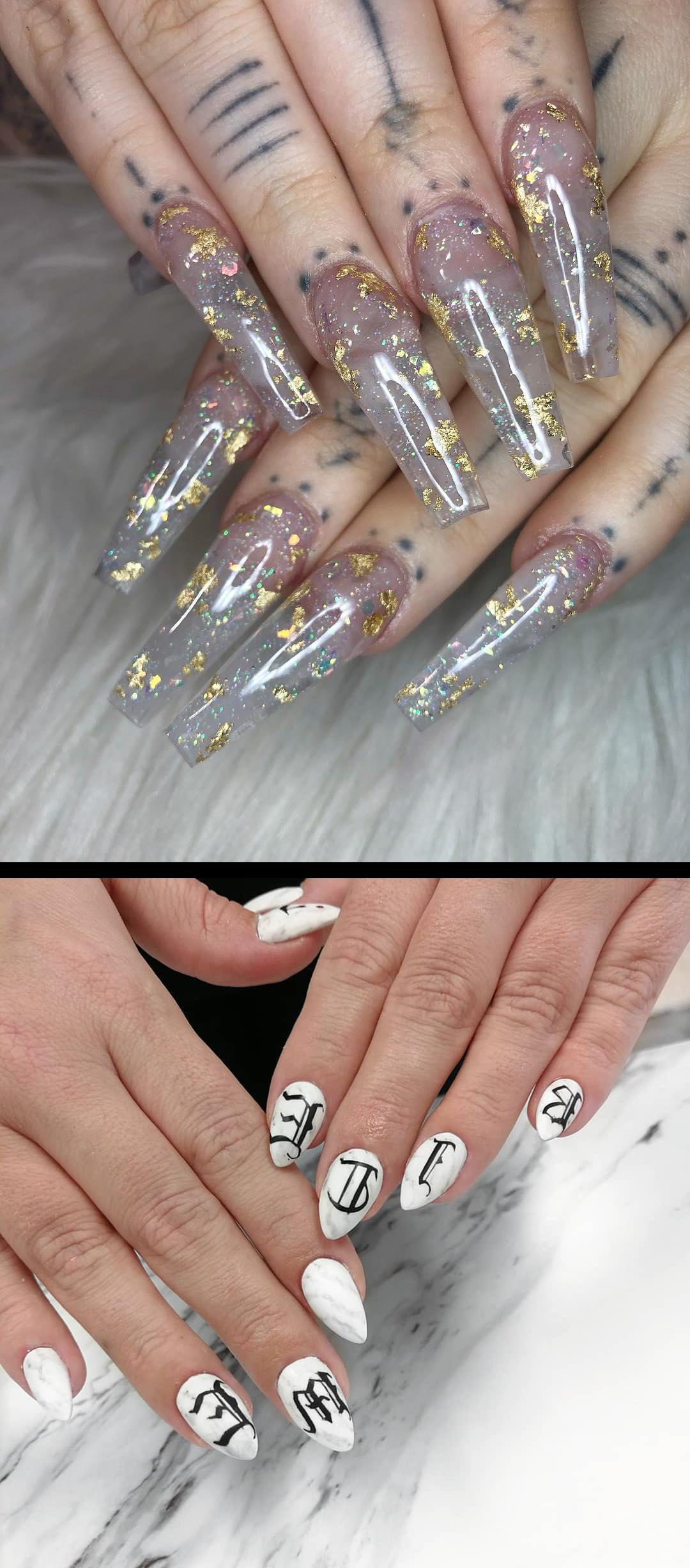 lily nails,nail polish remover,your next nail service pampernailgallery- - Flutesby Pamper Artist Lonna (lonnanailedit) - your next Full Set, Fill, or Overlay service at pampernailgallery.com Now open in Fremont, California!- , getpamper , pampernailgallery , nails , oaklandnails , sanjosenails , bayareanails , vegasnails , sfnails , livermorenails , milpitasnails , 510nails , bayareanailtech , cutenails , fancynails , springnails , marblenails , clearnails , chromenails , foilnails BITE ME tarynitup__  We chose to do a subtle Halloween set that will transition nicely into November!  This was my first time trying Old English font and it was so much fun! . . . Painted using exclusively uglyducklingproducts , 44 , 43  , uglyducklingnails , UglyDucklingMatte , uglyducklingbrushes , winnipeg , winnipegnails , winnipegnailartist , wpg , wpgnails , halloweencostume , halloween , halloweennails , biteme , dracula , vampirenails , oldenglish , nailsoftheday , nailart , nailphoto , nailstoinspire , nailstylist , nailsmag , nailpro , nailboss , mattenails , marblenails 