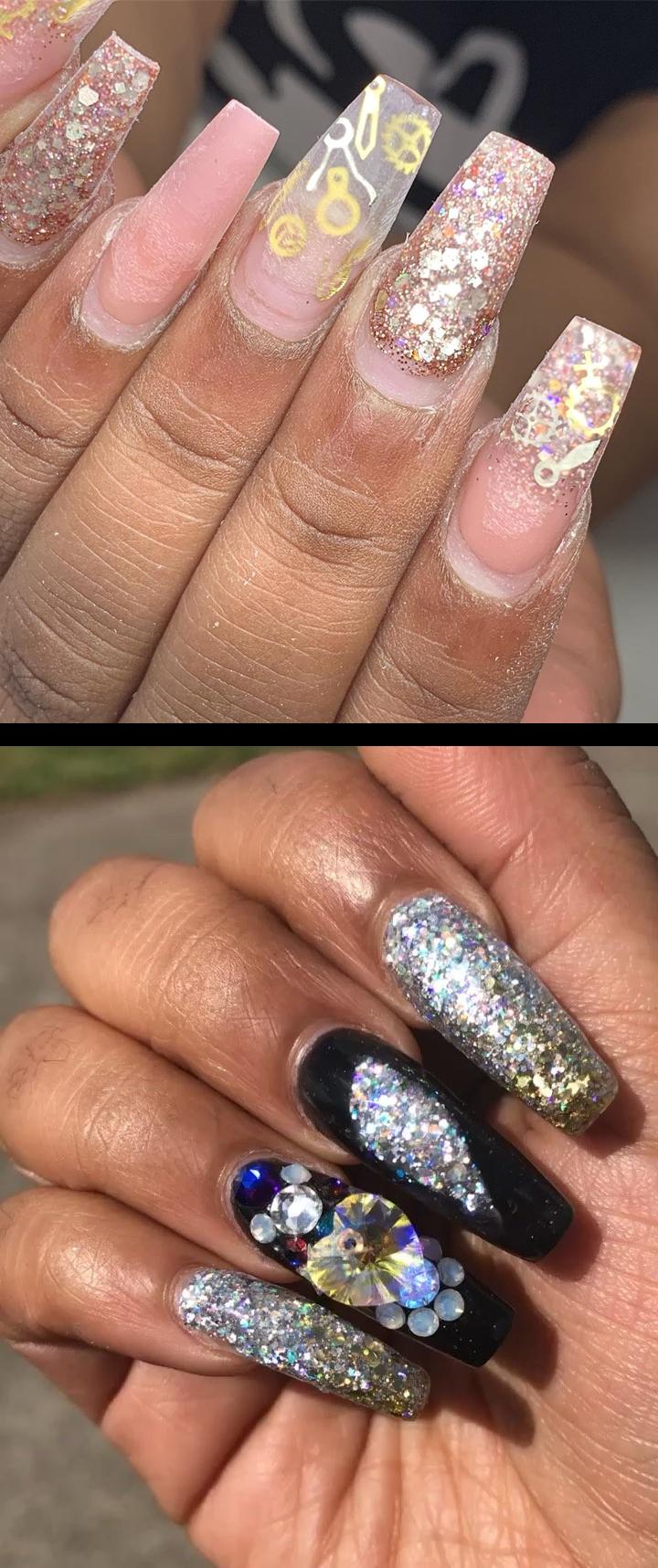 coffin shaped nails,essie ballet slippers,Glitter From dulcenailsprinkles  Use my code for 15% off your next order over $25!! (excluding Swarovski) , Nopolish , allacrylic , kreationsbykiki , nails , ncnails , raleighnails , durhamnails , glitter , glitternails , tumblr , nailsofinstagram , nailsoftheday , nailpro , fashion , nailart , nailtutorial , bgdn , blackgirlsdonails , blacknailtechs , naillife , nailsmagazine , tumblrfeature , dulcenailsprinkles Almost 4 weeks of growth! Everything still in place! , nopolish , allacrylic , kreationsbykiki , nails , ncnails , raleighnails , durhamnails , glitter , glitternails , tumblr , nailsofinstagram , nailsoftheday , nailpro , fashion , nailart , nailtutorial , bgdn , blackgirlsdonails , blacknailtechs , naillife , nailsmagazine , tumblrfeature , dulcenailsprinkles 